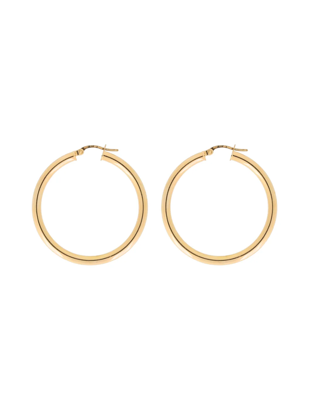 18CT Y/G HOOPS 3mm/30mm